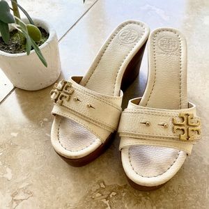 Tory Burch Elina Platform Wedge Sandal Size 5.5